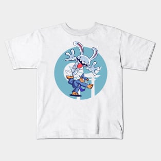 Sam And Max Retro Japanese Kids T-Shirt